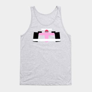 Formula racing driver - pink Mercedes Tank Top